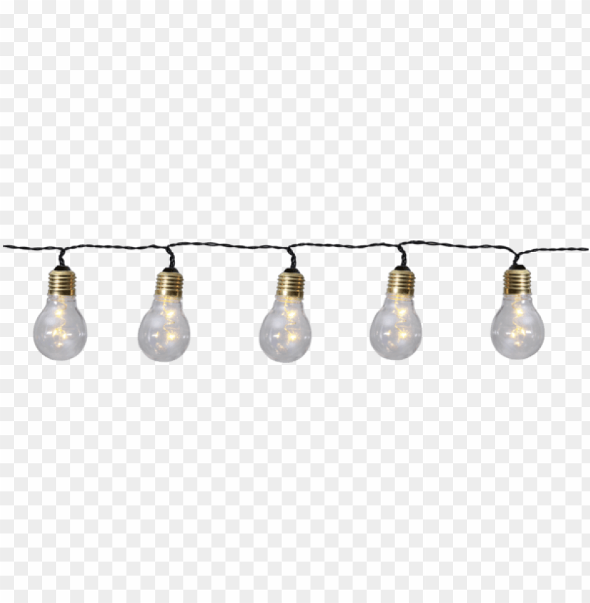 bulb led string lights glow battery PNG image with transparent background |  TOPpng