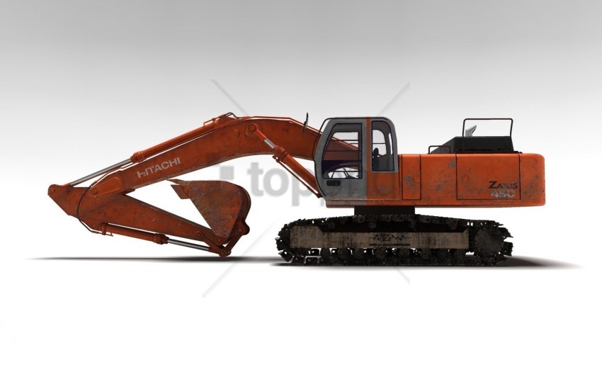 bulldozer, hitachi, metal, transport wallpaper background best stock photos@toppng.com