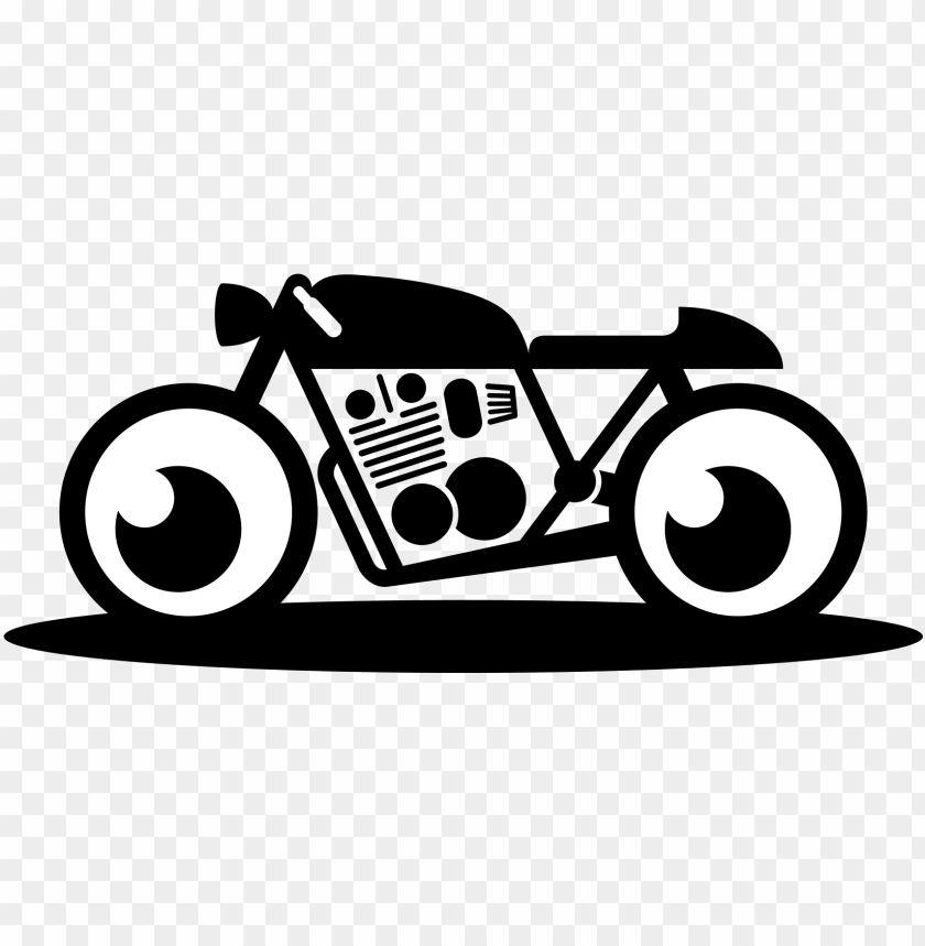 Classic motorcycle vector illustration. Motor bike for logo, biker club  emblem, sticker, t shirt design print. 34908112 Vector Art at Vecteezy