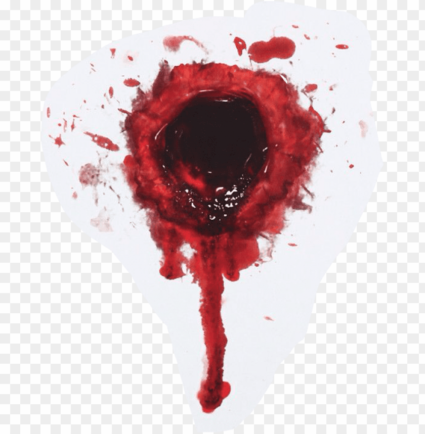 Bullet Hole With Blood Png Image With Transparent Background - hand master blood png transparent roblox blood t shirt png
