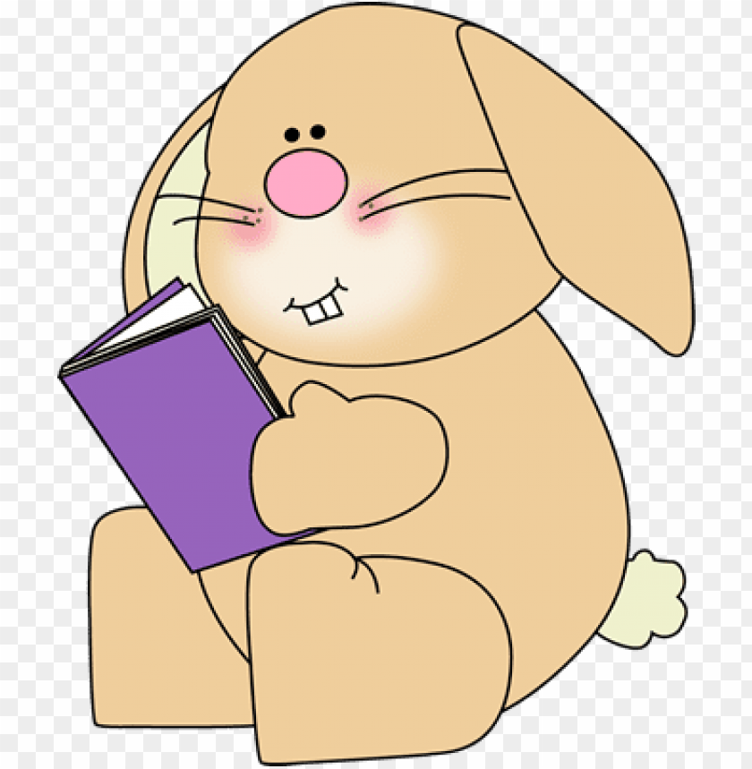 bunny reading PNG transparent with Clear Background ID 76849