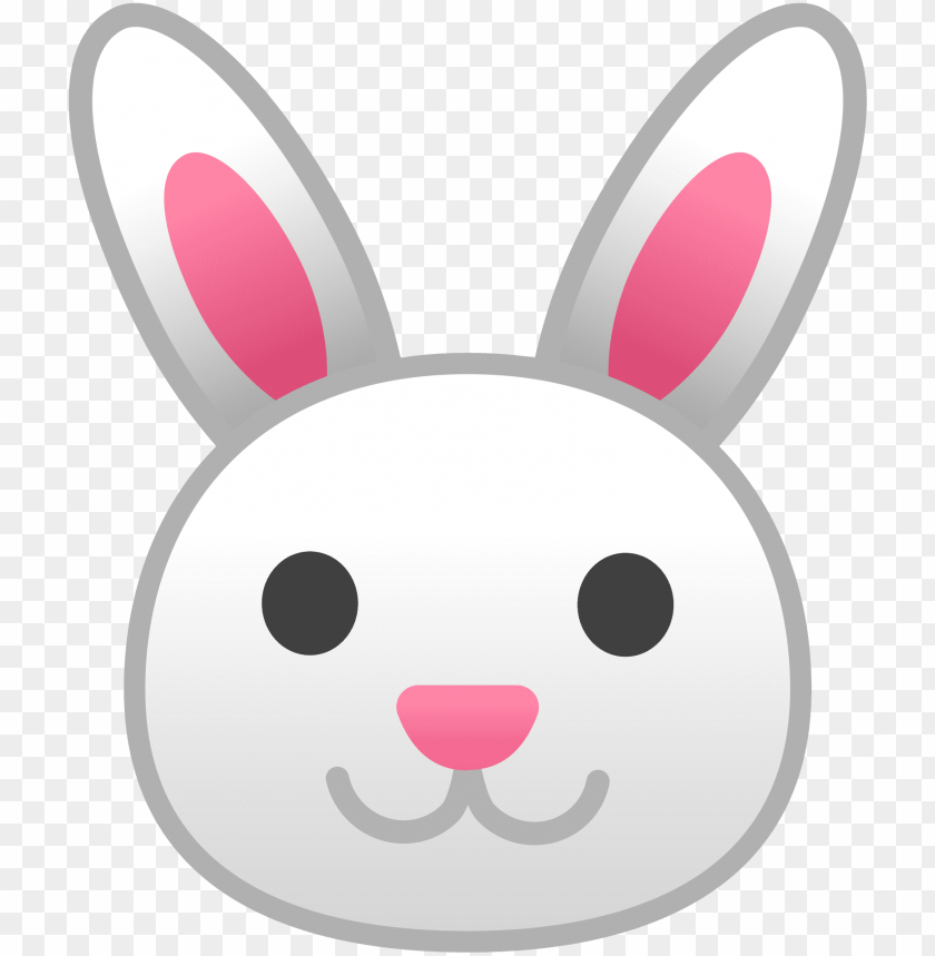 free PNG bunny vector emoji - rabbit face emoji PNG image with transparent background PNG images transparent