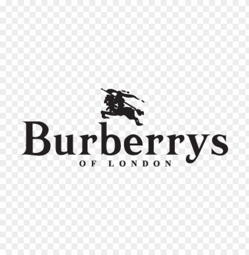 Burberrys Of London Logo Vector Free | TOPpng