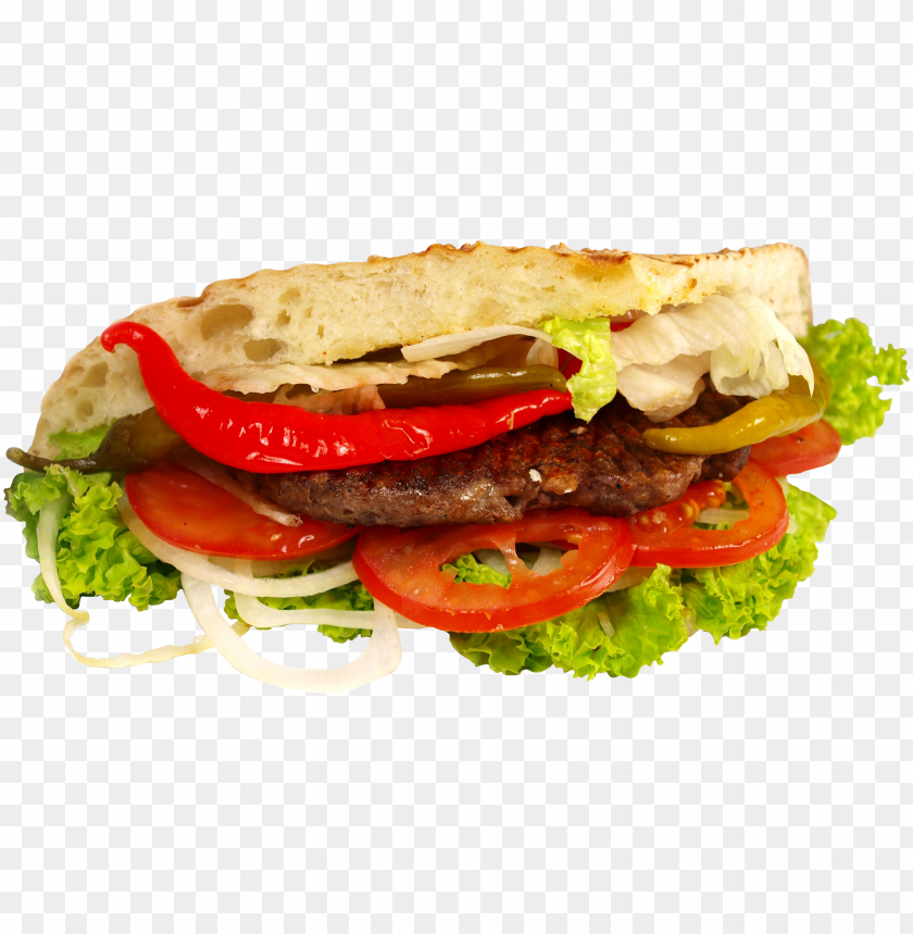 Burger And Sandwich Food Png Design