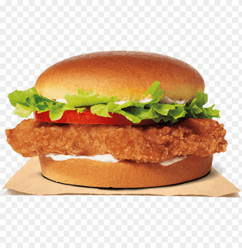 free PNG burger king chicken sandwich PNG image with transparent background PNG images transparent
