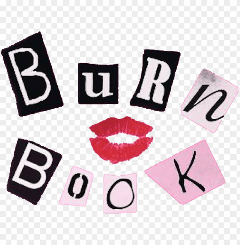 Burn Book Mean Girls Burn Book Scarf Png Image With