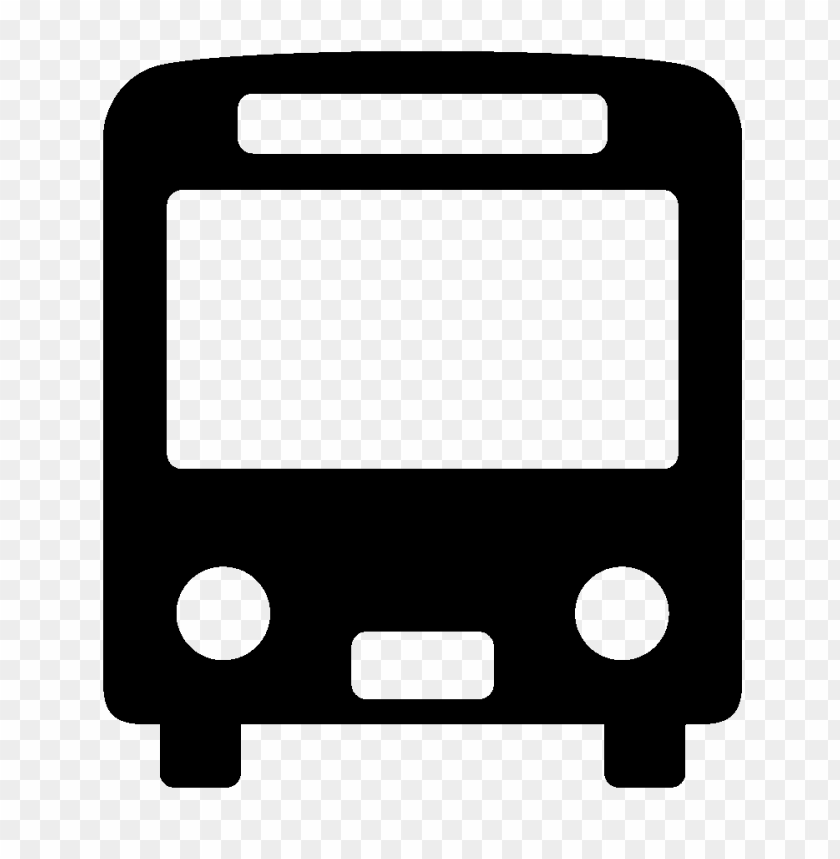 free PNG bus autobus front view black icon PNG image with transparent background PNG images transparent
