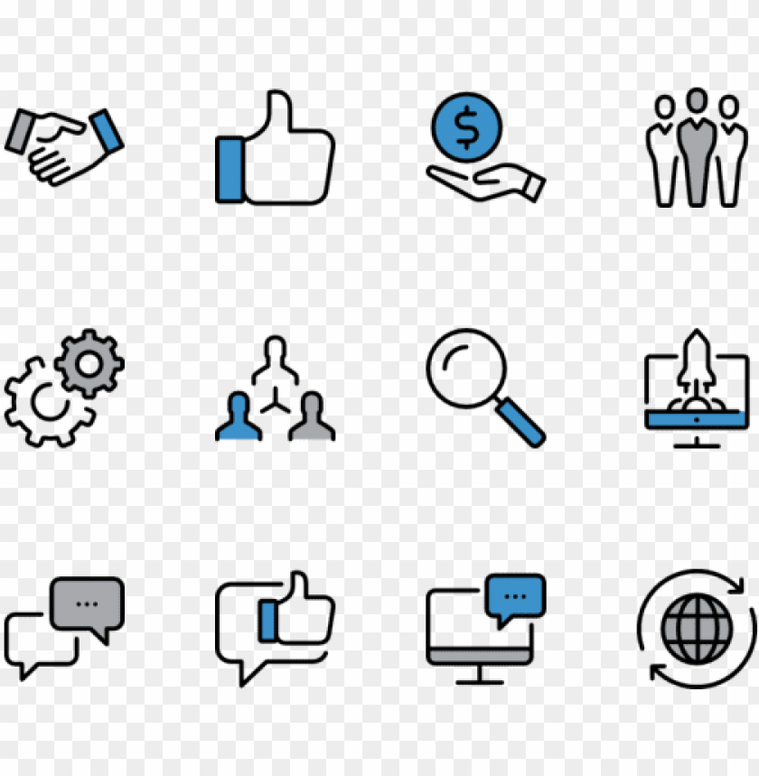 business icon  business set icons packs from pinterest - icon png - Free PNG Images@toppng.com