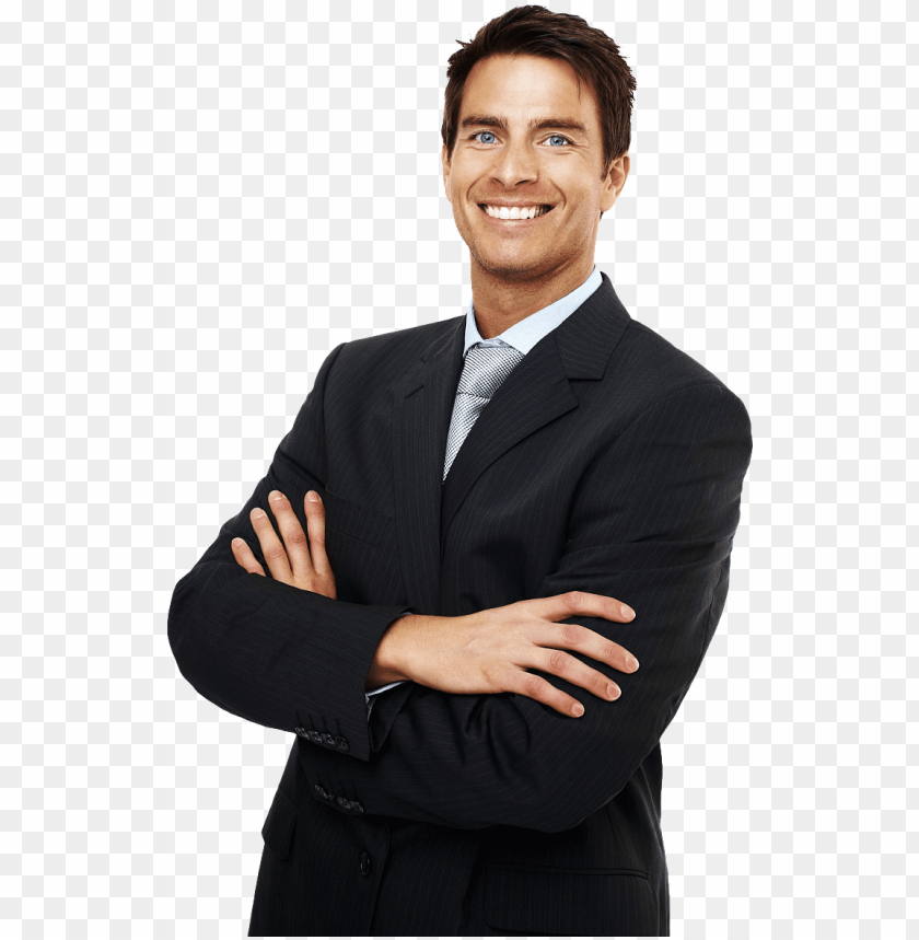 Transparent background PNG image of business man - Image ID 25364