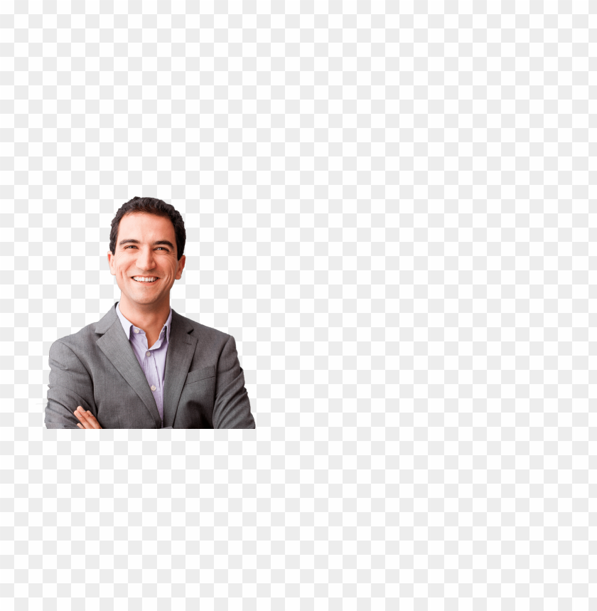 Transparent background PNG image of business man - Image ID 25367