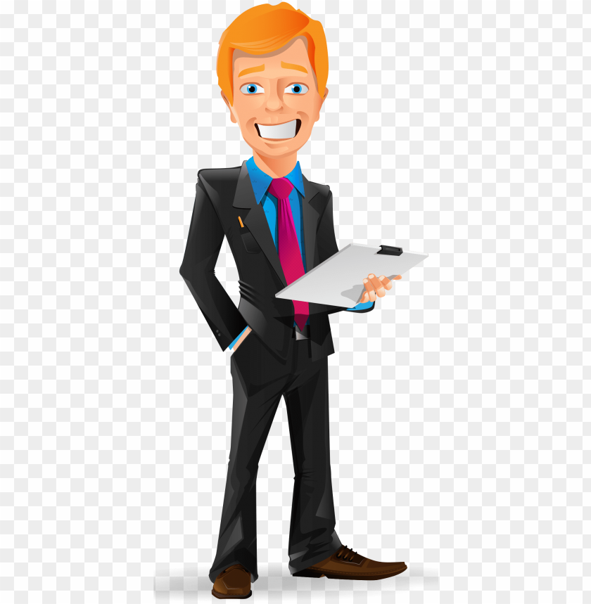 business man cartoon PNG image with transparent background | TOPpng