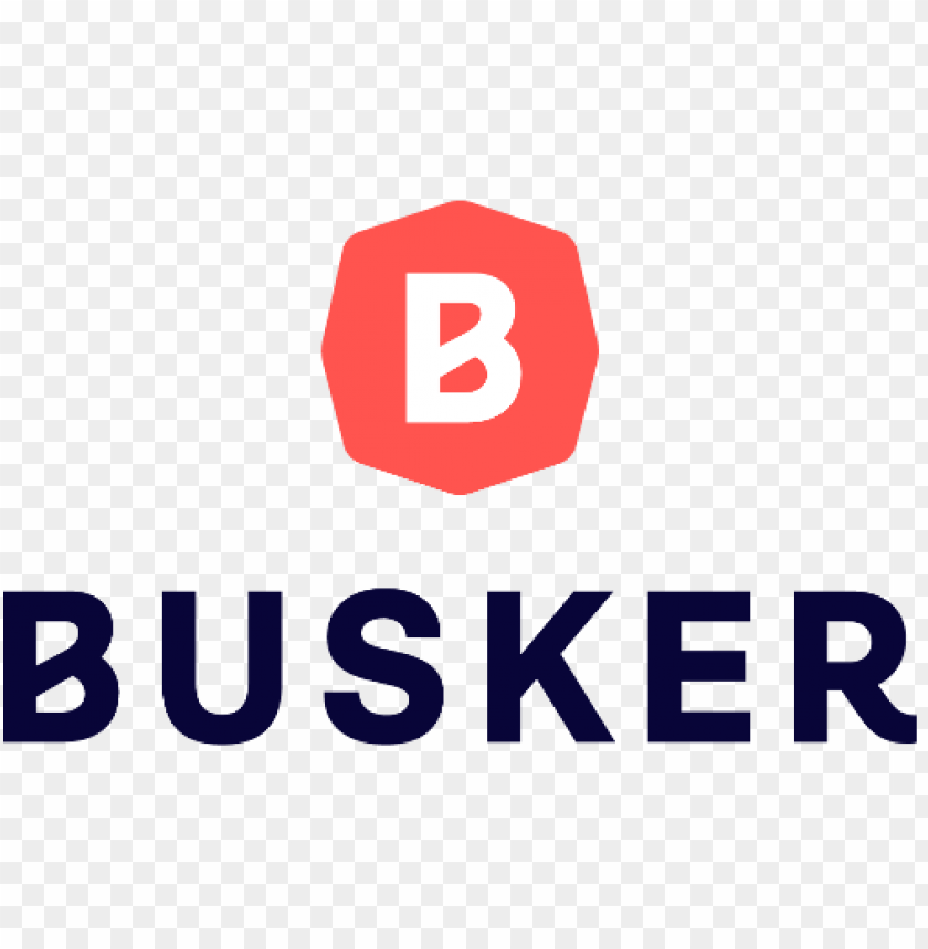 Busker Logo PNG Image With Transparent Background