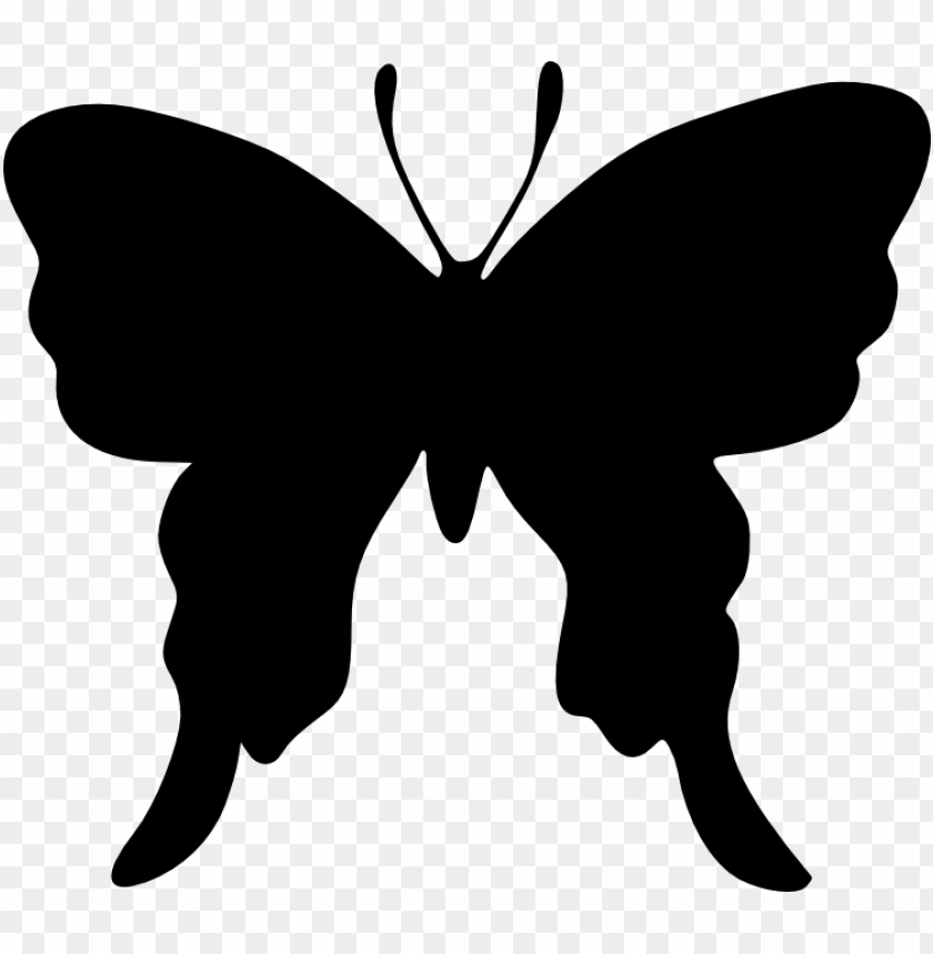 Transparent butterfly silhouette PNG Image - ID 4111