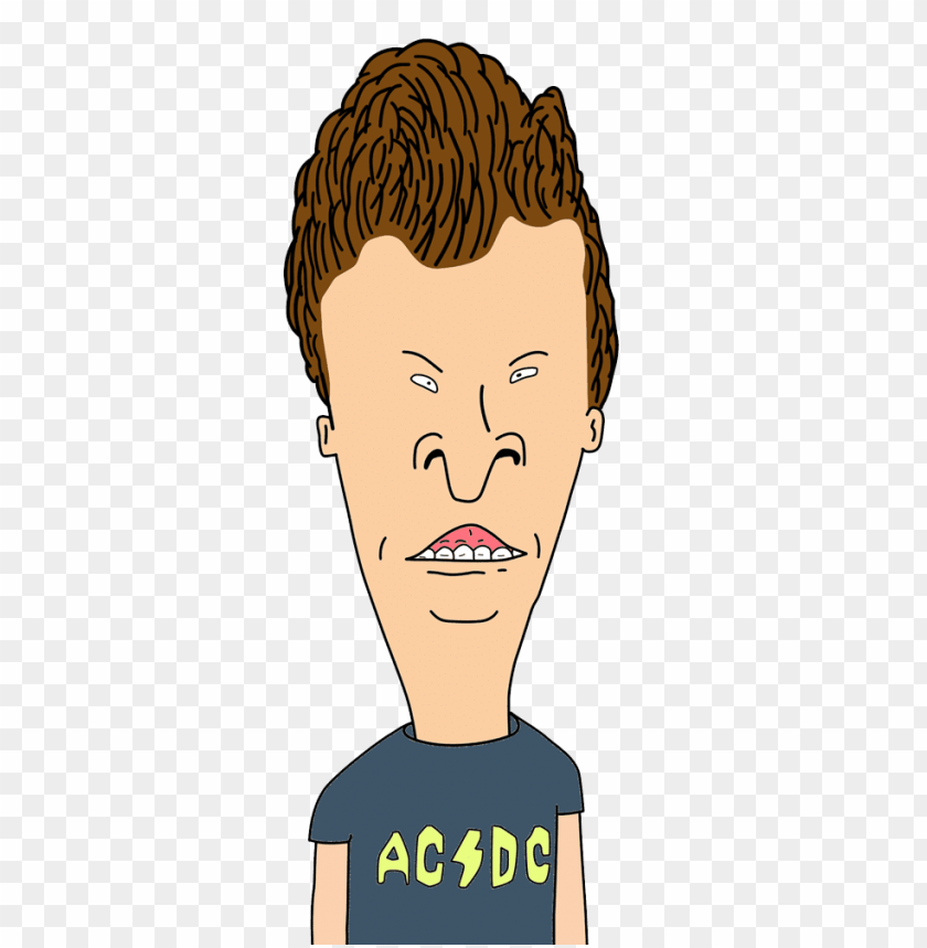 comics and fantasy, beavis and butthead, butthead acdc, 