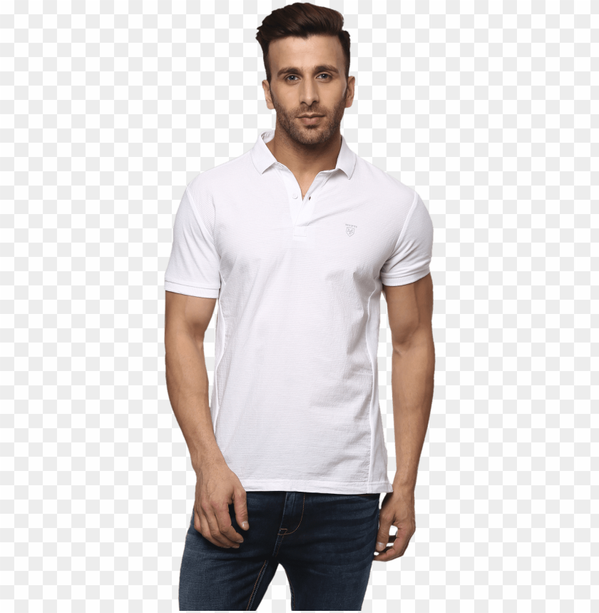 Buy Men S T Shirts Online Man In White Polo Shirt Png Image With Transparent Background Toppng - how to get any shirt for free roblox 2019 polo t shirts