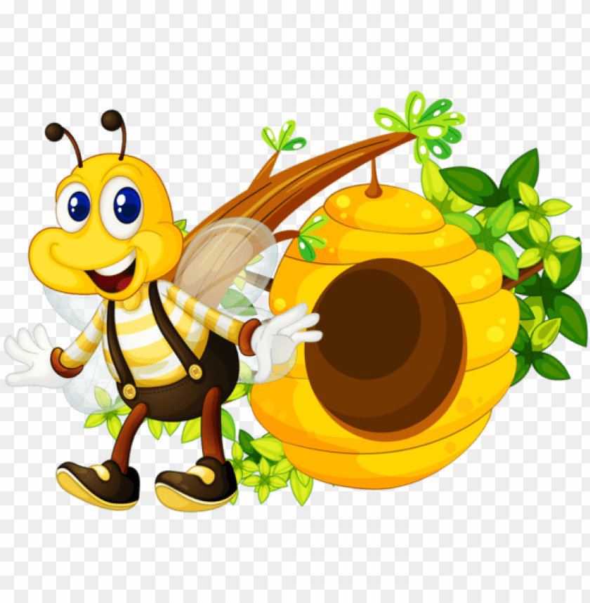 buzzy bumble bees clipart cute bee honey comb bee hive - honey bee clipart PNG image with transparent background@toppng.com