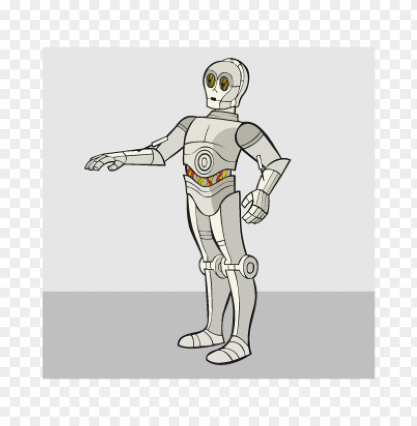 Featured image of post Clipart C3Po Vector It was the one and only time the character was portrayed using a puppet rather than a this vector looks fantastic