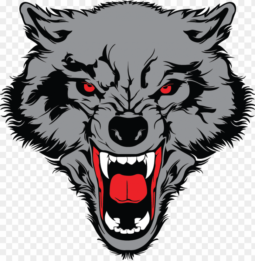 cabeza w397h402 angry wolf head PNG transparent with Clear Background ID 174446