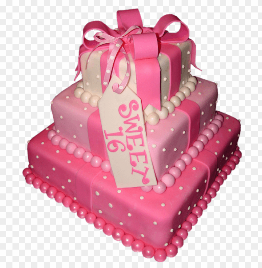 cake sweet 16 PNG images with transparent backgrounds - Image ID 47519