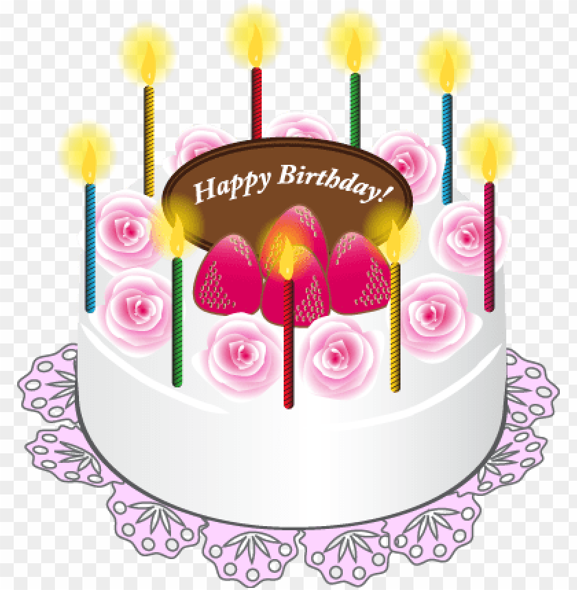 Fall Clipart Birthday Cake - Cake With 3 Candles Clipart Transparent PNG -  474x500 - Free Download on NicePNG