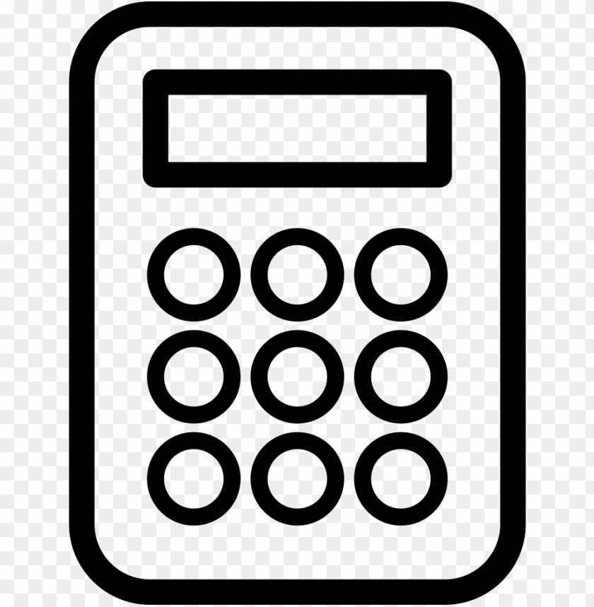 Calculator Icon Picture Free Stock Calculator White Icon Png Free Png Images Toppng