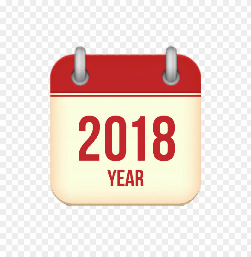 Calendar 2018 PNG Image With Transparent Background