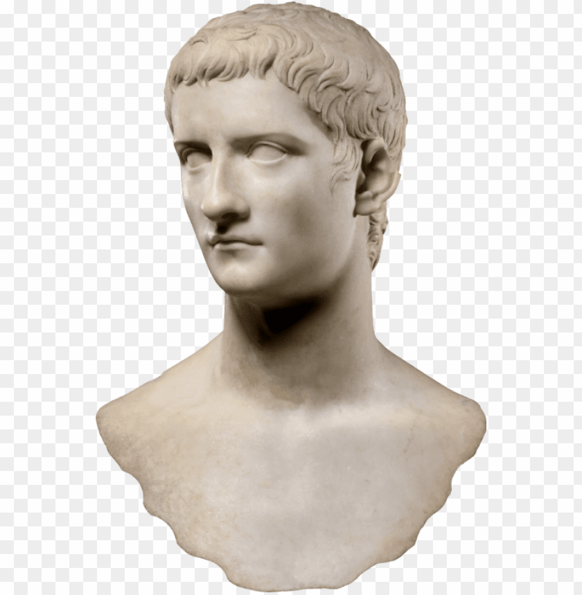 free PNG caligula roman emperor roman empire incitatus - caligula bust PNG image with transparent background PNG images transparent