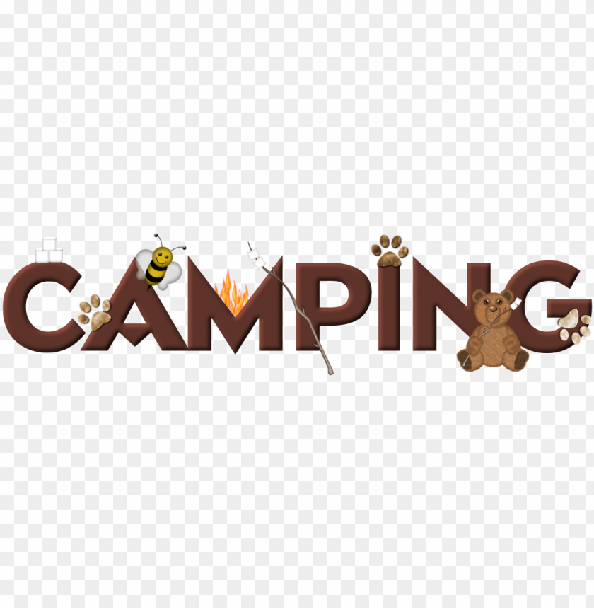 Camp Clipart Word Art Winnipe Png Image With Transparent Background Toppng