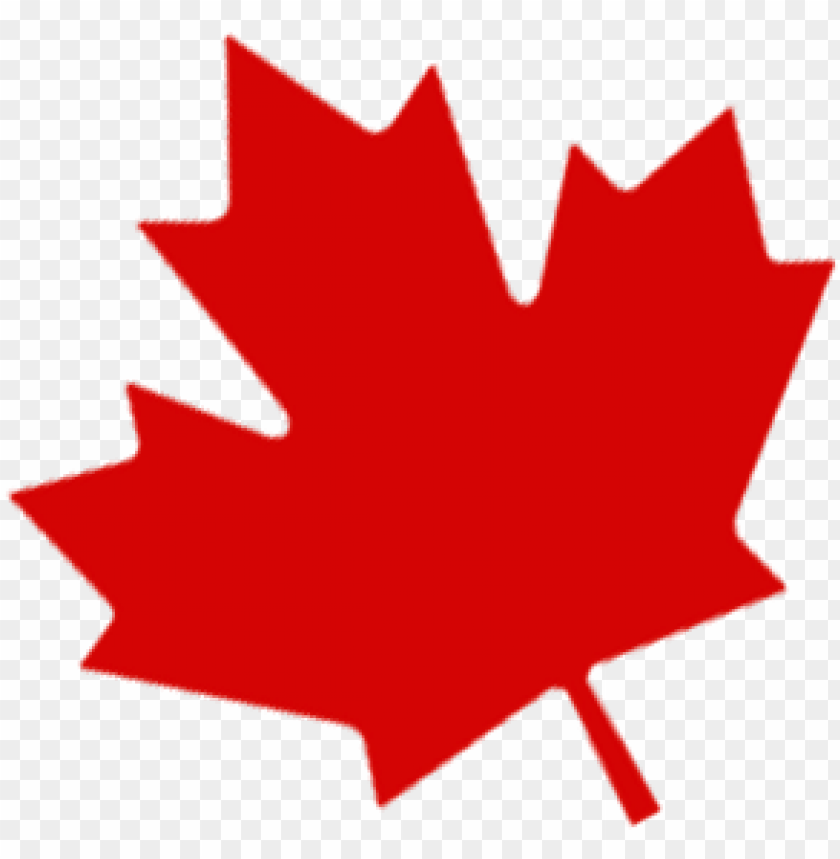 PNG image of canada leaf with a clear background - Image ID 8848