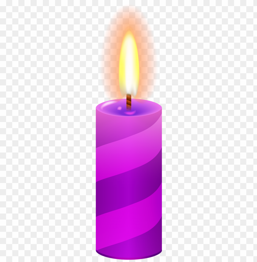 candle, purple