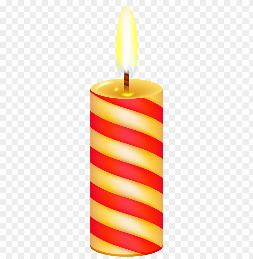 candle, red, yellow