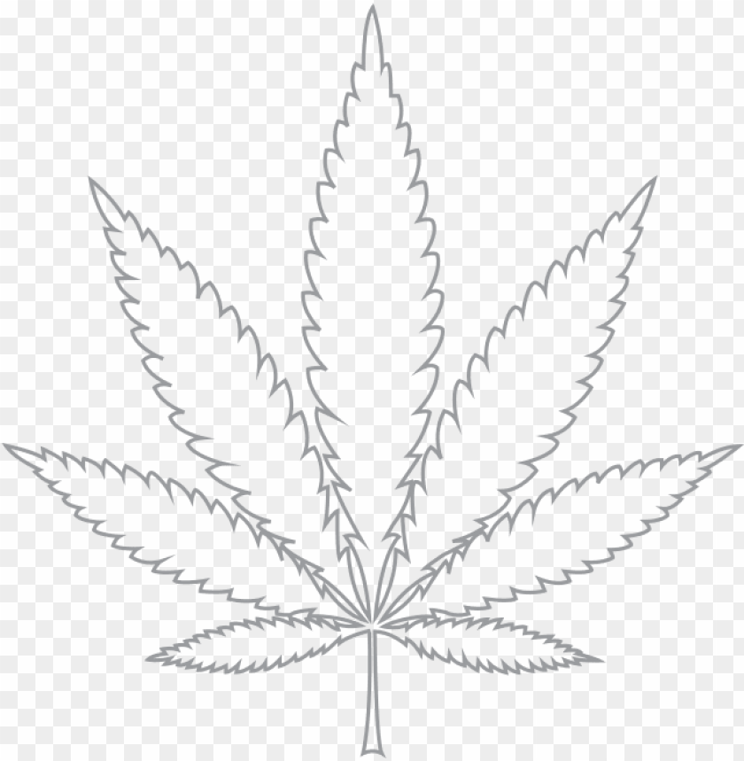 cannabis leaf black and white PNG transparent with Clear Background ID 77281