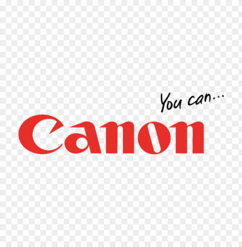  canon you can logo vector free - 466426