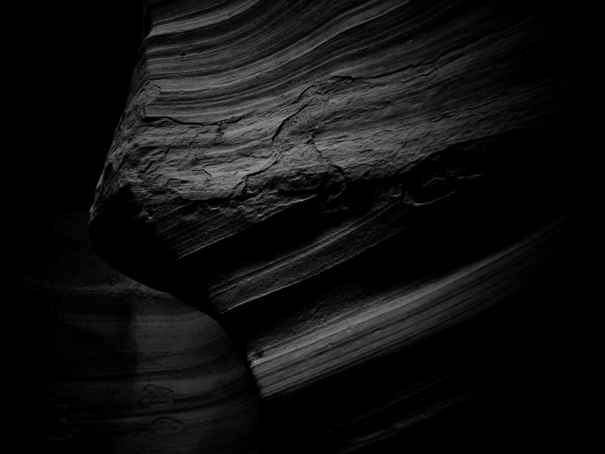 canyon, bw, layers, dark