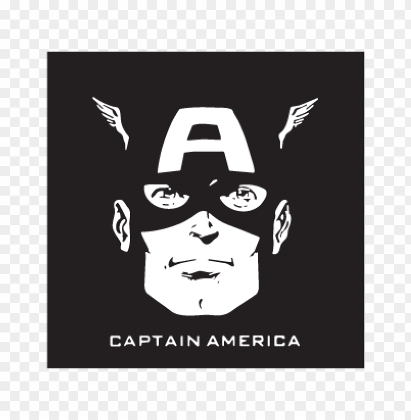  captain america arts logo vector free - 466525