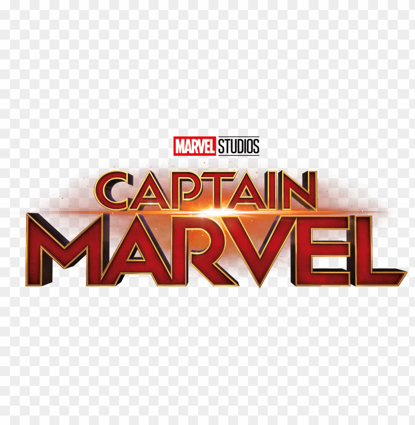 Captain Marvel Transparent 2018 Logo Marvel Comics Png Image With