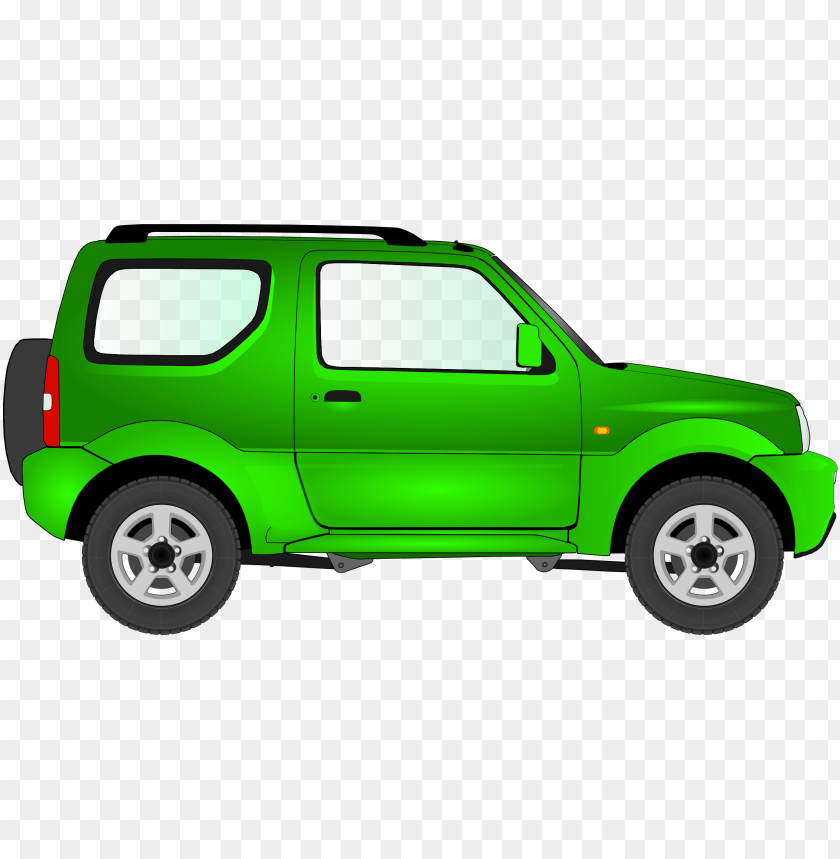 dark green car clipart