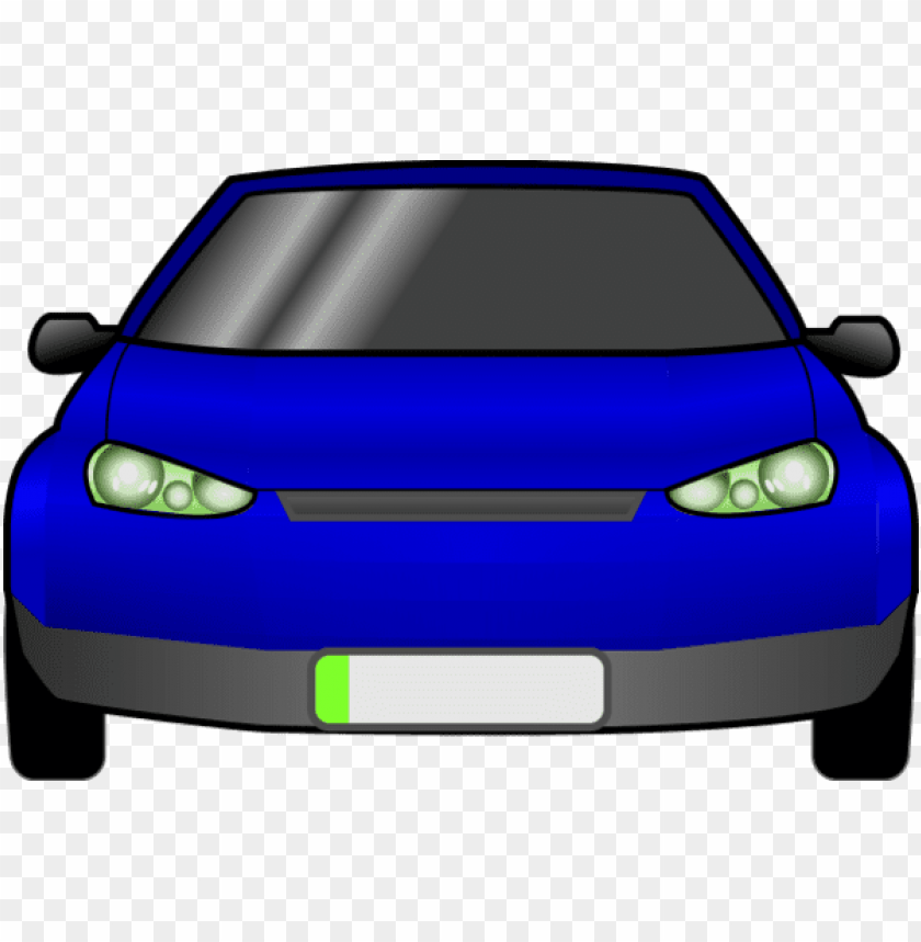 Car Front View Clipart Cartoon City Car - Front Of A Car PNG Transparent Background