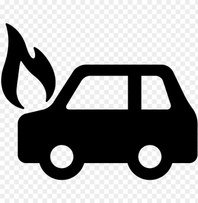 Car On Fire Vector Air Pollution Icon Png Image With Transparent Background Toppng
