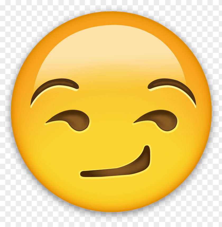 cara-enamorada el significado de los emojis de whatsapp - smirk emoji no background PNG image with transparent background@toppng.com