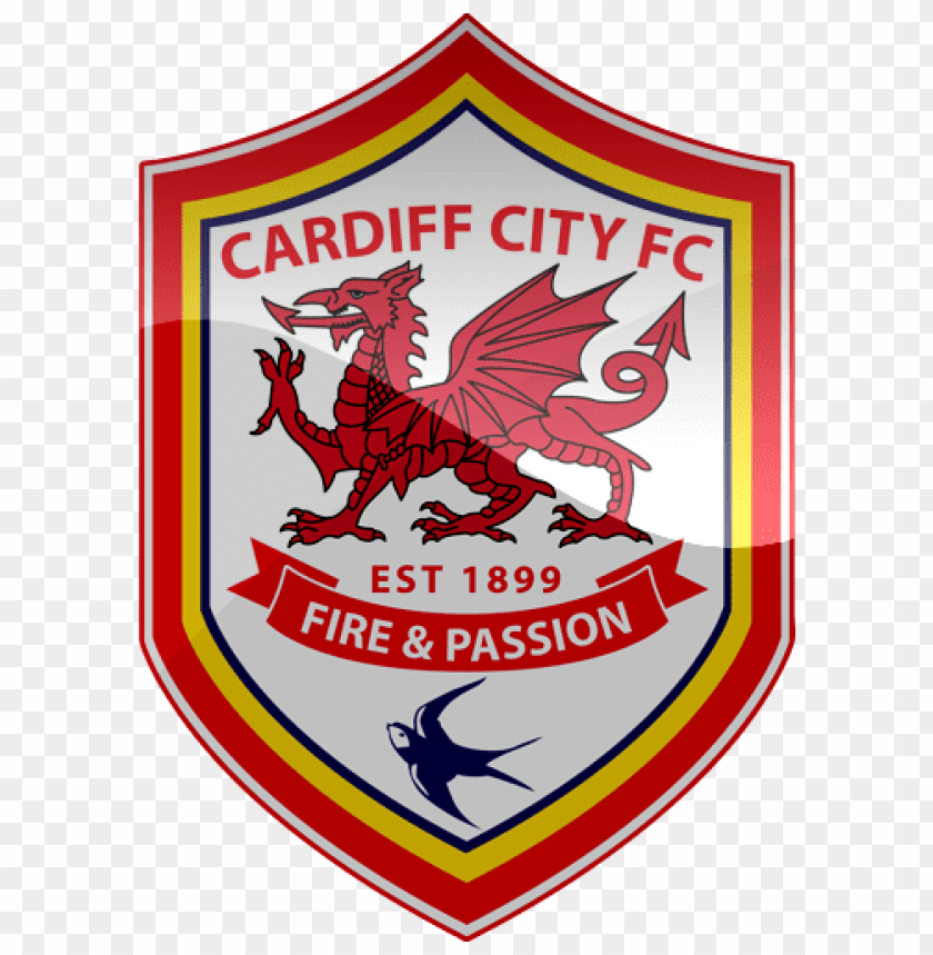 cardiff city fc football logo png png - Free PNG Images@toppng.com
