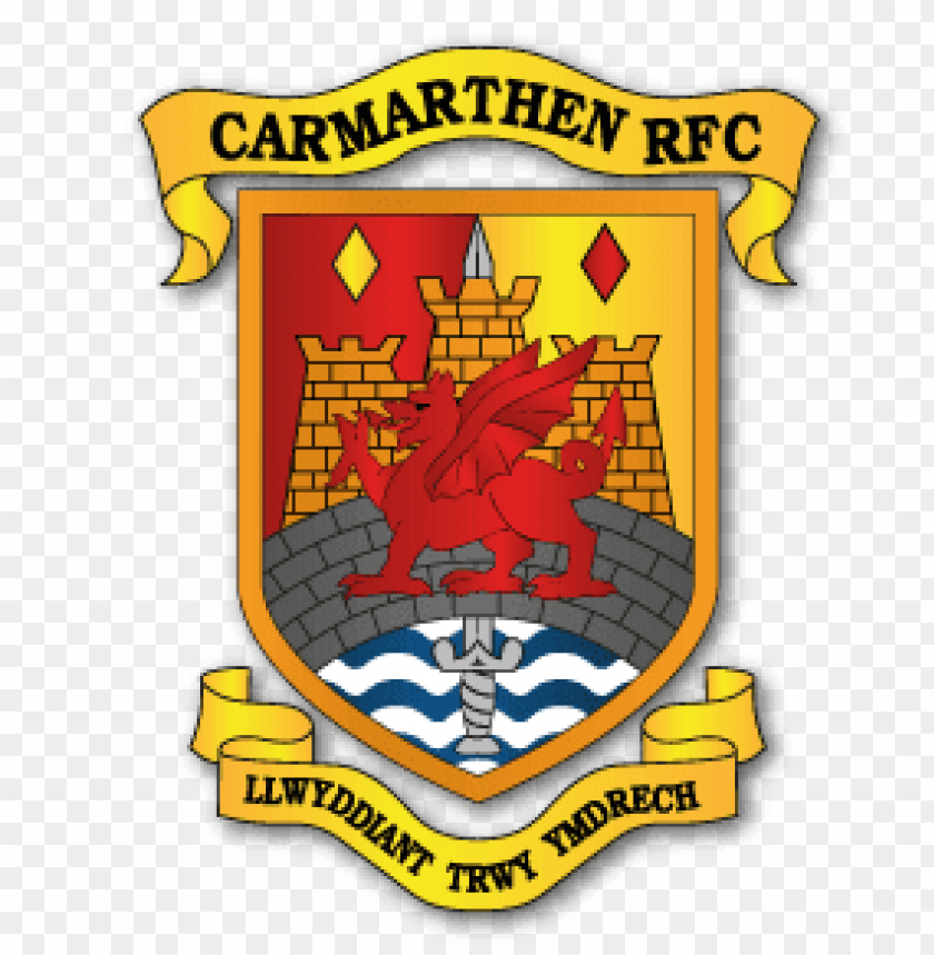 PNG image of carmarthen quins rugby logo with a clear background - Image ID 69155