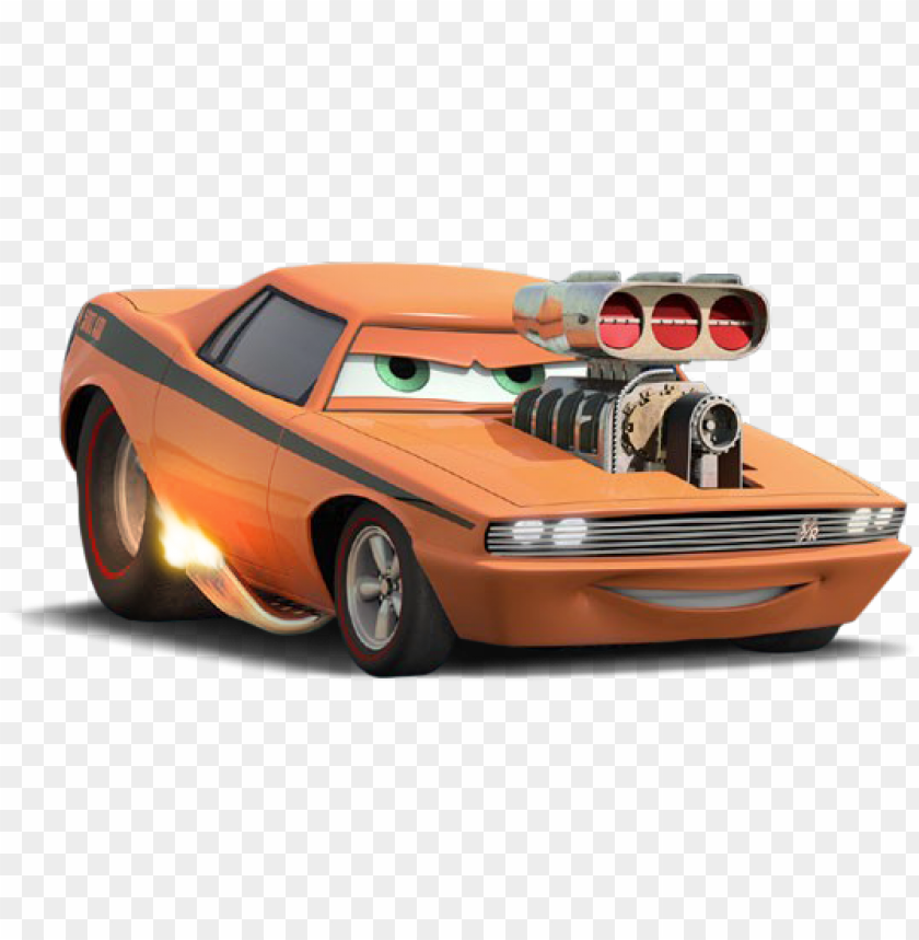 Cars Characters Pictures Download - Cars Movie Muscle Car PNG Transparent Background