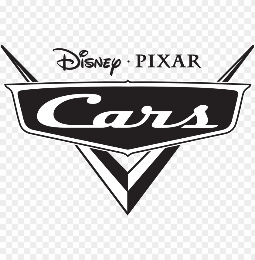Cars Logo Black Disney Cars Logo Black And White Png Image With