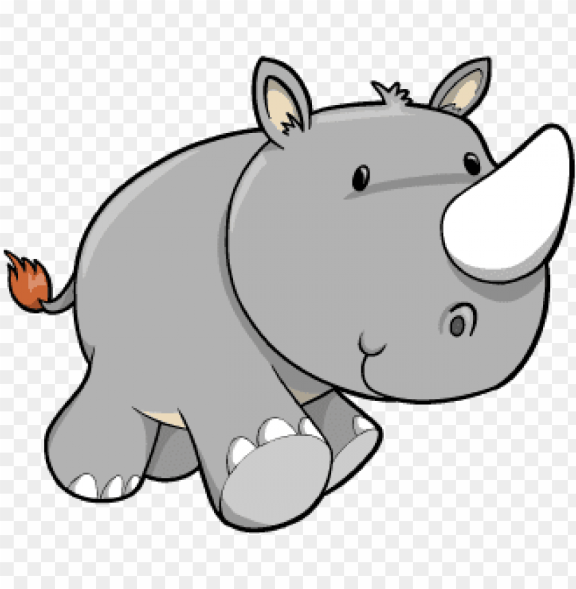 Download Cartoon Baby Rhino Cute Cartoon Rhino Png Image With Transparent Background Toppng