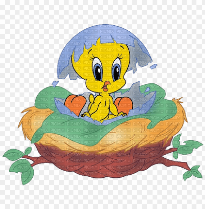 cartoon baby tweety bird PNG transparent with Clear Background ID 89704