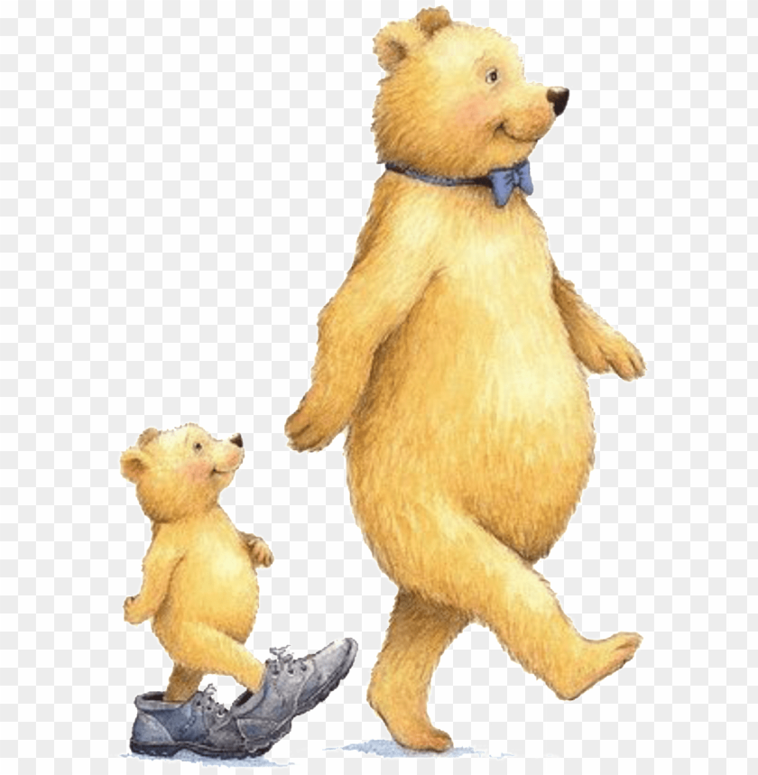 free PNG cartoon bear father and son pattern elements - daddy teddy bear drawi PNG image with transparent background PNG images transparent