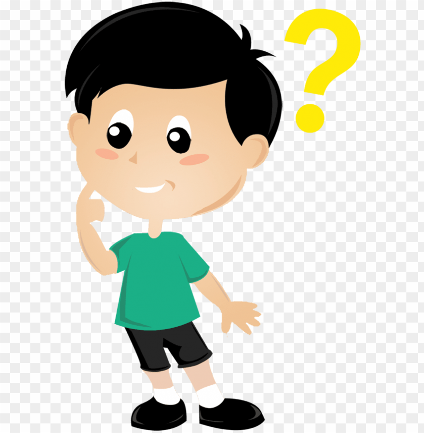 free PNG cartoon boy thinking png - thinking boy cartoon PNG image with transparent background PNG images transparent