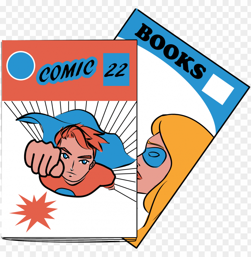 cartoon comic book PNG image with transparent background | TOPpng