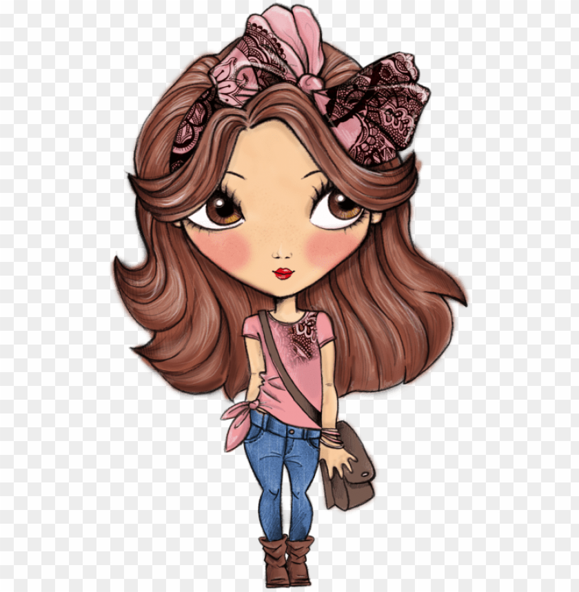 cartoon girl fashion - cartoon girl transparent PNG image with transparent  background | TOPpng